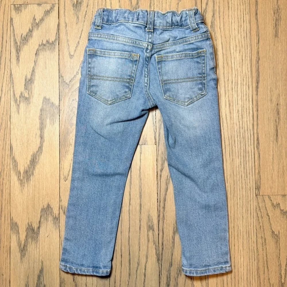 Osh Kosh B’Gosh Skinny Blue Denim Zip Fly Jeans Size 3T